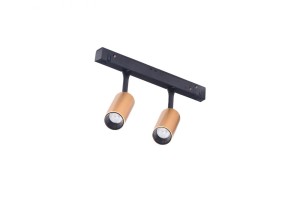 Lampa / Reflektor NIKKI 2 TRACK MAGNETIC 2x3W 3000K GO/BK AZ4594 AZzardo
