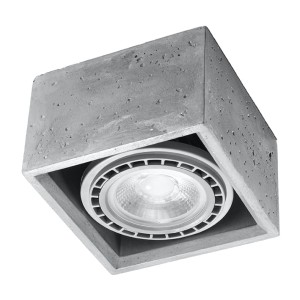 Plafon QUATRO 1 beton SL.0883 Sollux Lighting