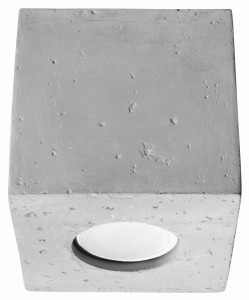 Plafon QUAD beton SL.0489 Sollux Lighting