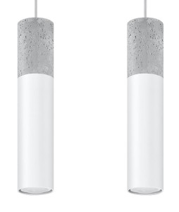 Lampa wisząca BORGIO 2 biały SL.0648 Sollux Lighting