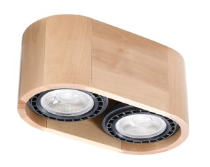 Plafon BASIC 2 naturalne drewno SL.0914 Sollux Lighting