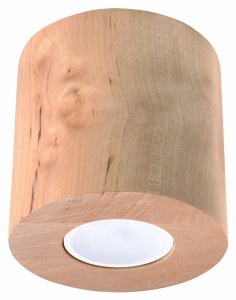 Plafon ORBIS naturalne drewno SL.0492 Sollux Lighting