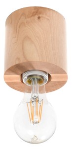 Plafon SALGADO naturalne drewno SL.0672 Sollux Lighting