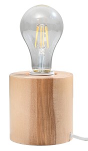 Lampa biurkowa SALGADO naturalne drewno SL.0674 Sollux Lighting