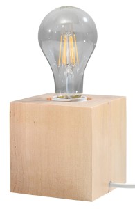 Lampa biurkowa ARIZ naturalne drewno SL.0677 Sollux Lighting