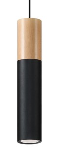 Lampa wisząca PABLO czarna SL.0632 Sollux Lighting