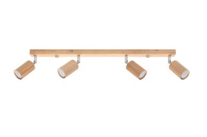 Plafon BERG 4 naturalne drewno SL.1042 Sollux Lighting