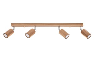 Plafon ZEKE 4 dąb SL.1031 Sollux Lighting