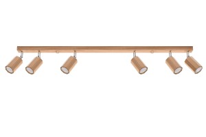 Plafon ZEKE 6 dąb SL.1032 Sollux Lighting