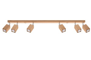 Plafon KEKE 6 dąb SL.1039 Sollux Lighting