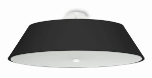 Plafon VEGA 60 czarny SL.0768 Sollux Lighting