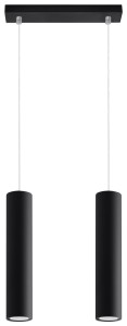 Lampa wisząca LAGOS 2 czarny SL.0328 Sollux Lighting