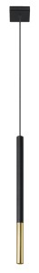 Lampa wisząca MOZAICA 1 czarny/złoto SL.0891 Sollux Lighting