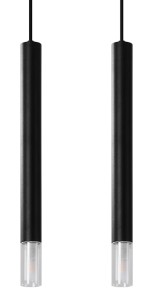 Lampa wisząca WEZYR 2 czarna SL.0961 Sollux Lighting