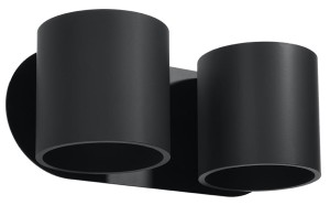 Kinkiet ORBIS 2 czarny SL.0660 Sollux Lighting