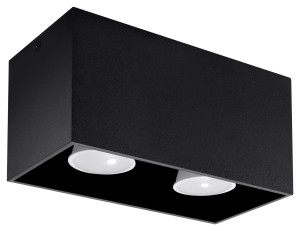 Plafon QUAD MAXI czarny SL.0381 Sollux Lighting