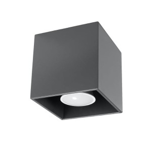 Plafon QUAD 1 antracyt SL.0567 Sollux Lighting
