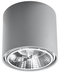 Plafon TIUBE szary SL.0696 Sollux Lighting