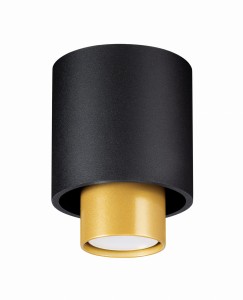 Plafon NESI czarny SL.0982 Sollux Lighting