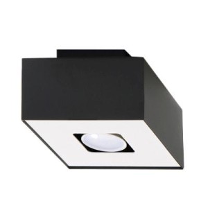 Plafon MONO 1 czarny SL.0070 Sollux Lighting
