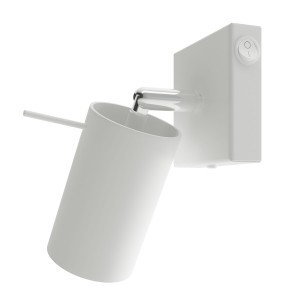 Kinkiet RING biały z włącznikiem SL.1024 Sollux Lighting
