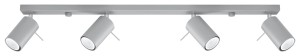 Plafon RING 4L szary SL.0453 Sollux Lighting