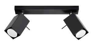Plafon MERIDA 2 czarny SL.0100 Sollux Lighting