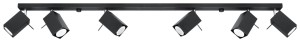 Plafon MERIDA 6L czarny SL.0460 Sollux Lighting