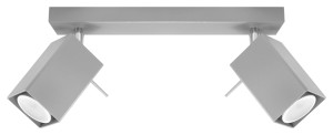Plafon MERIDA 2 szary SL.0456 Sollux Lighting