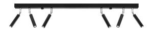 Plafon EYETECH 6 czarny SL.0901 Sollux Lighting