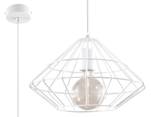 Lampa wisząca UMBERTO biała SL.0293 Sollux Lighting