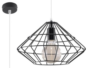 Lampa wisząca UMBERTO czarna SL.0294 Sollux Lighting