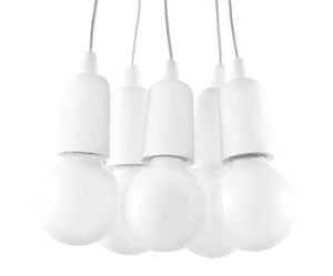 Lampa wisząca DIEGO 5 biała SL.0571 Sollux Lighting