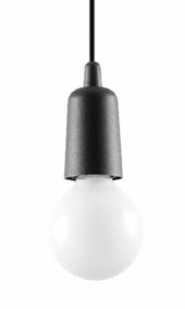 Lampa wisząca DIEGO 1 czarna SL.0572 Sollux Lighting