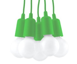 Lampa wisząca DIEGO 5 zielony SL.0583 Sollux Lighting