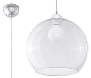 Lampa wisząca BALL transparentny SL.0248 Sollux Lighting
