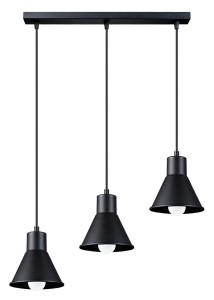 Lampa wisząca TALEJA 3 czarna [E27] SL.0986 Sollux Lighting