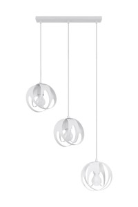 Lampa wisząca TULOS 3L biała SL.1085 Sollux Lighting