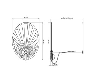 Lampa wisząca LEHDET biała TH.001B Sollux Lighting