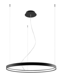Żyrandol RIO 78 czarny LED 3000K TH.101 Sollux Lighting