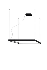 Żyrandol NELYA M czarny LED 4000K TH.151 Sollux Lighting