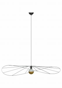 Lampa wisząca ESKOLA 140 czarna TH.012CZ Sollux Lighting
