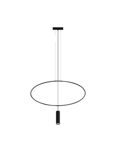 Lampa wisząca HOLAR 1 czarna TH.016CZ Sollux Lighting