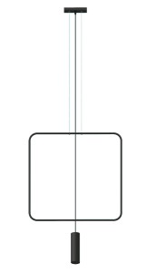 Lampa wisząca RANA 1 czarna TH.018CZ Sollux Lighting