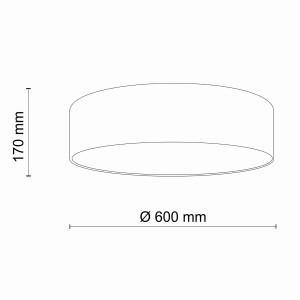 EARTH LAMPA SUFITOWA 4 PŁ 4661 TK Lighting