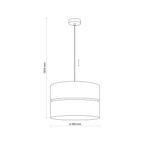 ECO LAMPA WISZĄCA 1 PŁ 380 5772 TK Lighting