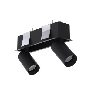 Lampa sufitowa reflektorki i spoty na listwie (podtynkowy) MONO DEEP II BLACK 10460 Nowodvorski