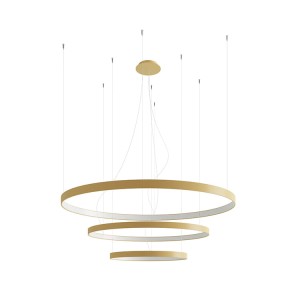 Żyrandol RIO 3 55/78/110 złoty LED 4000K TH.269 Sollux Lighting