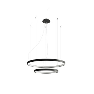Żyrandol RIO 2 55/78 czarny LED 4000K TH.212 Sollux Lighting