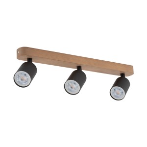 TOP WOOD BLACK LAMPA SUFITOWA 3 PŁ 3292 TK Lighting